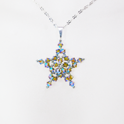 Pendant 40cm - Crater-Silver Chain - Pendant 40cm - Laiton argenté